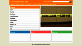 What Wwwviolationinfo.com website looked like in 2013 (13 years ago)