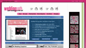 What Weddingpath.co.uk website looked like in 2013 (11 years ago)