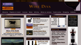 What Winediva.com.au website looked like in 2013 (11 years ago)