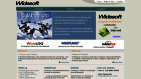 What Widesoft.com.br website looked like in 2011 (13 years ago)