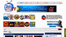 What Watchpinoytv.info website looked like in 2013 (11 years ago)