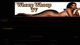What Whoopwhooptv.com website looked like in 2013 (11 years ago)