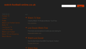 What Watch-football-online.co.uk website looked like in 2013 (11 years ago)