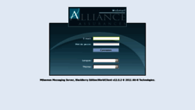 What Webmail.allianceassurances.com.dz website looked like in 2013 (11 years ago)