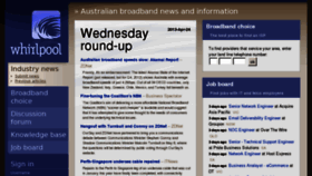 What Whirlpool.net.au website looked like in 2013 (10 years ago)