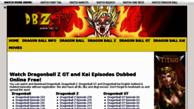 What Watch-dragonball.com website looked like in 2013 (11 years ago)