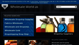 What Wholesale-world.us website looked like in 2013 (10 years ago)