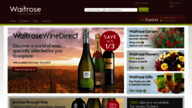 What Waitrosewine.com website looked like in 2013 (10 years ago)