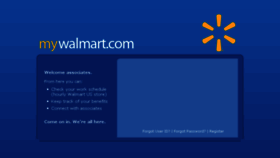What Walmartbenefit.com website looked like in 2013 (10 years ago)