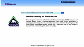 What Webboar.com website looked like in 2013 (10 years ago)