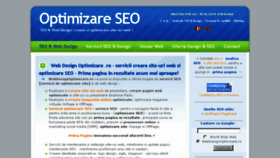 What Webdesignoptimizare.ro website looked like in 2013 (10 years ago)