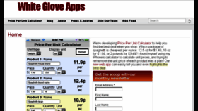 What Whitegloveapps.com website looked like in 2013 (10 years ago)