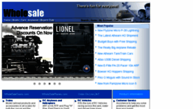 What Wholesaletrains.com website looked like in 2013 (10 years ago)