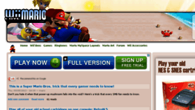 What Wiilovemario.com website looked like in 2013 (10 years ago)