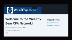 What Wealthybear.com website looked like in 2013 (10 years ago)