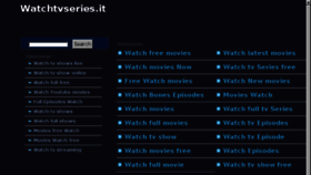 What Watchtvseries.it website looked like in 2013 (10 years ago)