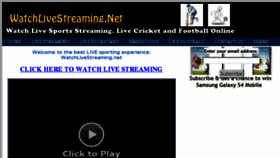 What Watchlivestreaming.net website looked like in 2013 (10 years ago)