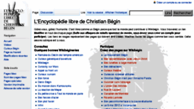 What Wikibegin.org website looked like in 2013 (10 years ago)