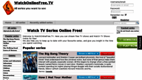 What Watchonlinefree.tv website looked like in 2013 (10 years ago)