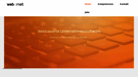 What Webmelt.de website looked like in 2013 (10 years ago)