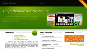 What Web-e-tic.fr website looked like in 2013 (10 years ago)