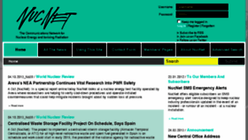 What Worldnuclear.org website looked like in 2013 (10 years ago)