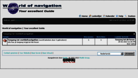 What Worldofnavigation.com website looked like in 2013 (10 years ago)