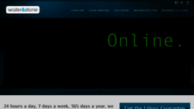 What Waterandstone.com website looked like in 2013 (10 years ago)