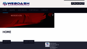 What Webdash.ro website looked like in 2013 (10 years ago)