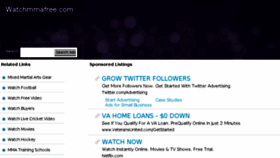 What Watchmmafree.com website looked like in 2013 (10 years ago)