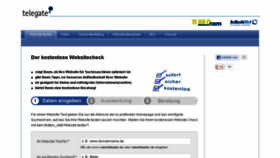 What Websitetesten.de website looked like in 2013 (10 years ago)