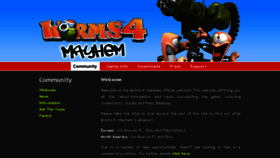 What Wormsmayhem.com website looked like in 2013 (10 years ago)