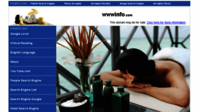What Wwwinfo.com website looked like in 2013 (10 years ago)