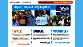 What Walk.psoriasis.org website looked like in 2013 (10 years ago)