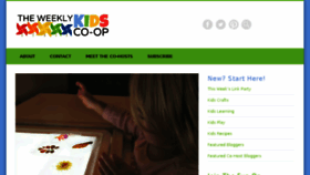 What Weeklykidscoop.com website looked like in 2013 (10 years ago)