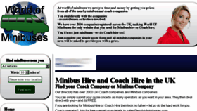 What Worldofminibuses.com website looked like in 2013 (10 years ago)