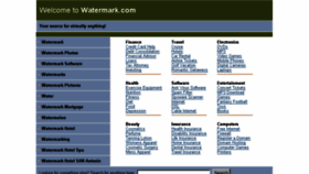 What Watermark.com website looked like in 2013 (10 years ago)