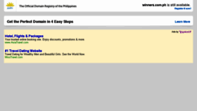 What Winners.com.ph website looked like in 2013 (10 years ago)