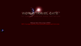 What Worldtravelgate.net website looked like in 2013 (10 years ago)