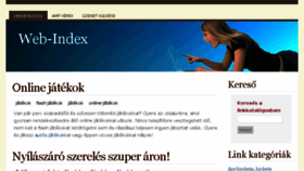 What Web-index.extra.hu website looked like in 2013 (10 years ago)