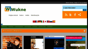 What Wukne.com website looked like in 2013 (10 years ago)