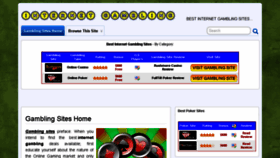 What Webonlinegambling.com website looked like in 2013 (10 years ago)