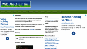 What Wildaboutbritain.co.uk website looked like in 2013 (10 years ago)