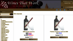 What Winesthatwork.com website looked like in 2014 (10 years ago)