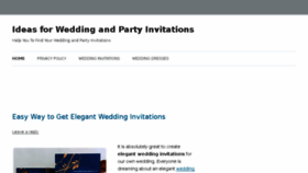What Weddinginvitationsparty.com website looked like in 2014 (10 years ago)