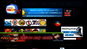What Watchpinoytv.info website looked like in 2014 (10 years ago)