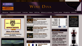 What Winediva.com.au website looked like in 2014 (10 years ago)