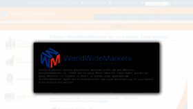 What Worldwidemarkets.com website looked like in 2014 (10 years ago)