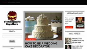 What Weddingcakesuppliers.com website looked like in 2014 (10 years ago)