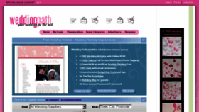 What Weddingpath.co.uk website looked like in 2014 (10 years ago)